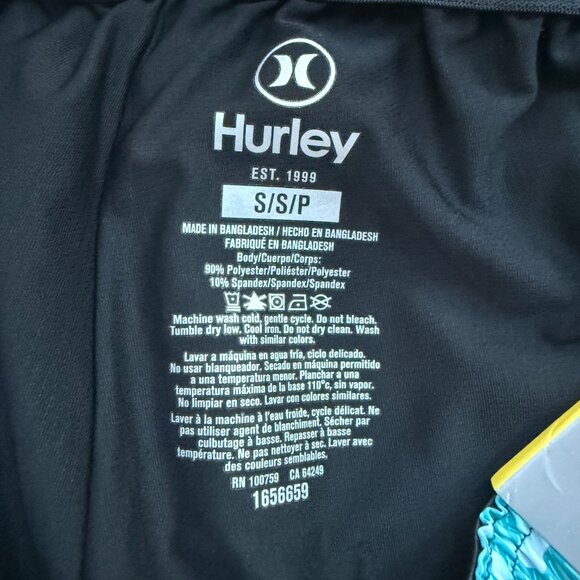 NWT Hurley Navy Floral Swim Shorts - Picture 9 of 11